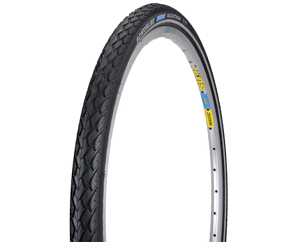 Schwalbe Marathon Tire Blackreflect Wire Bead Greenguard 700 X