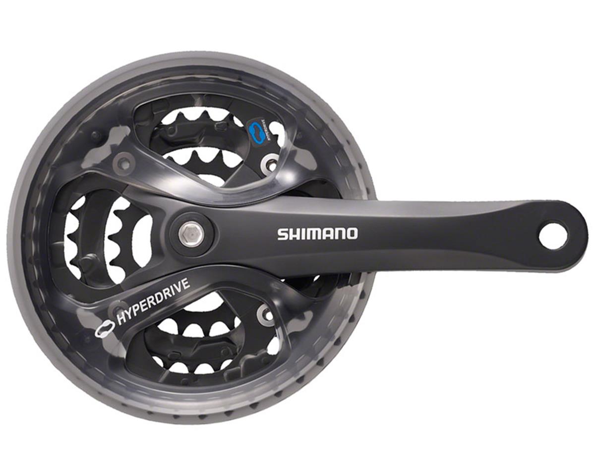 Shimano Acera Fc M361 Crankset Black 3 X 7 8 Speed Square Taper 175mm 42 32 22t Efcm361e222cl Parts Nashbar