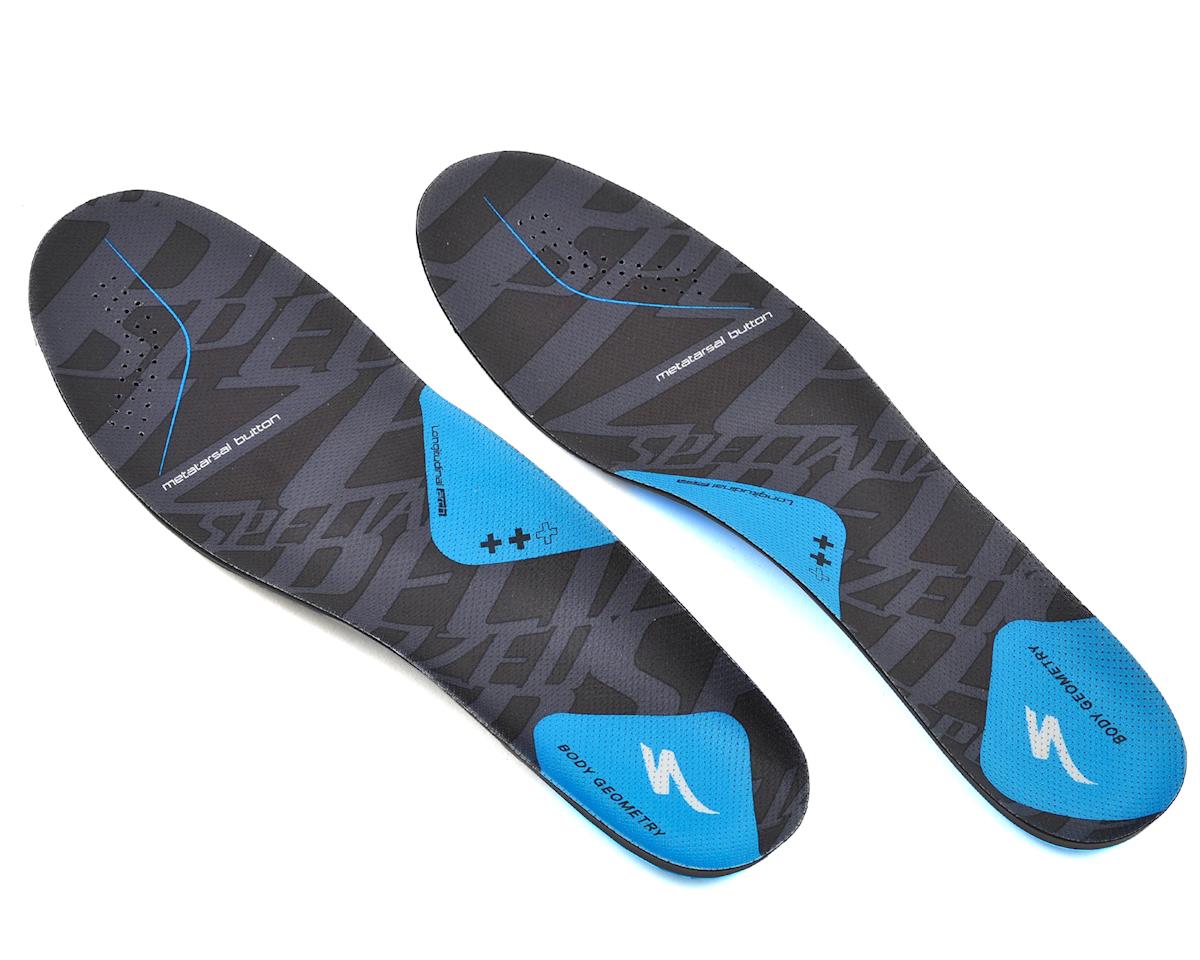specialized insoles with the metatarsal button