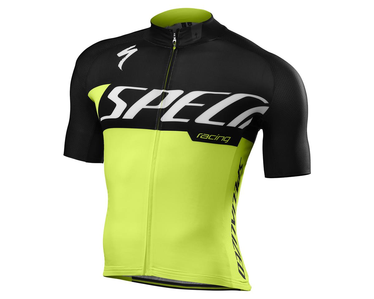 neon yellow cycling jersey