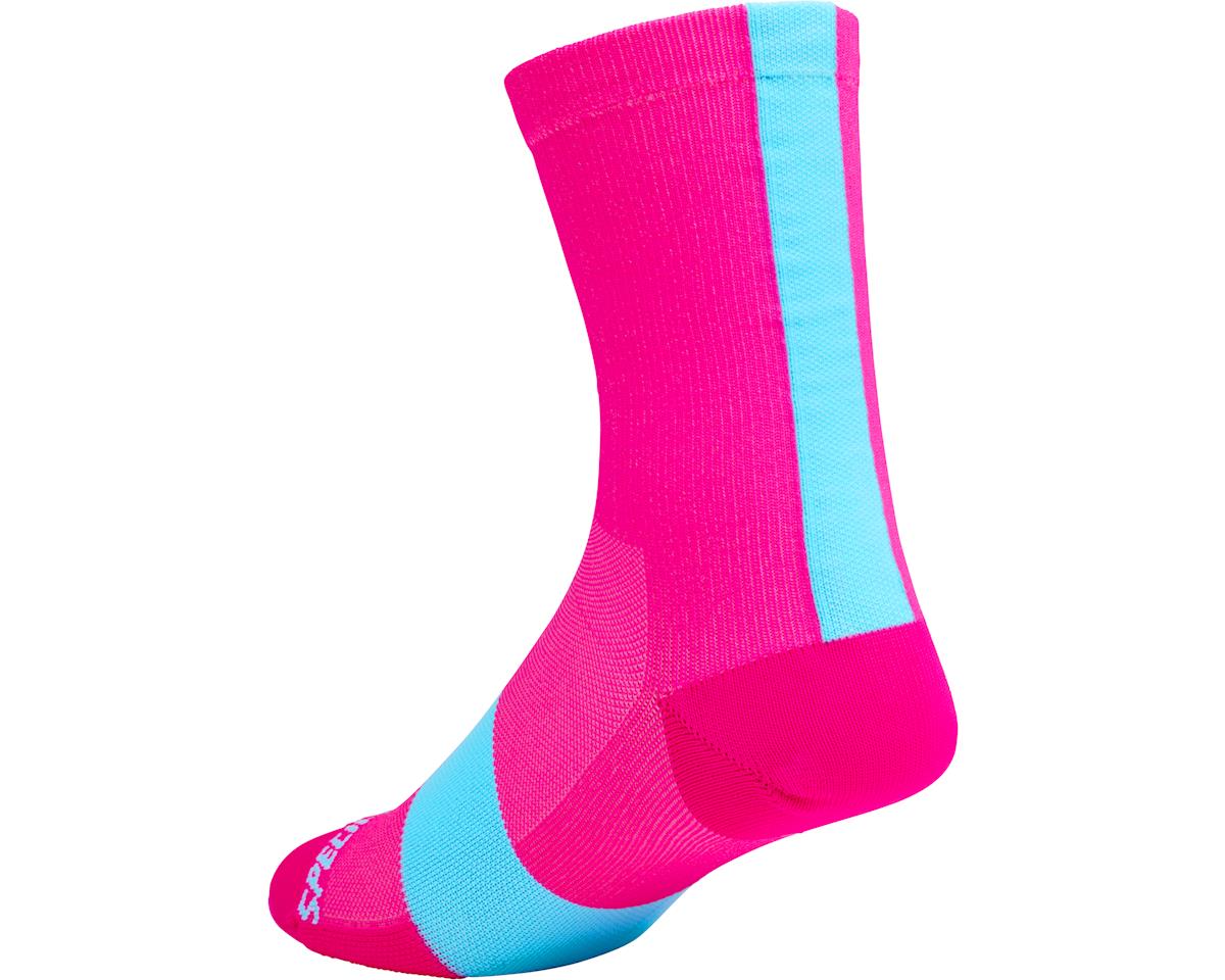 Specialized Road Tall Socks Neon Pink L 647190054