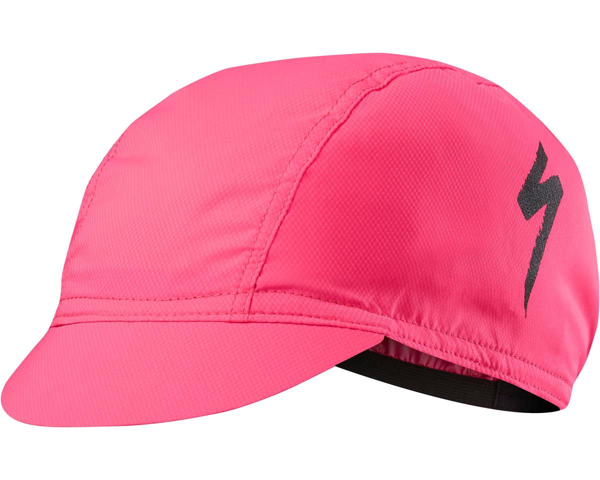 pink cycling cap