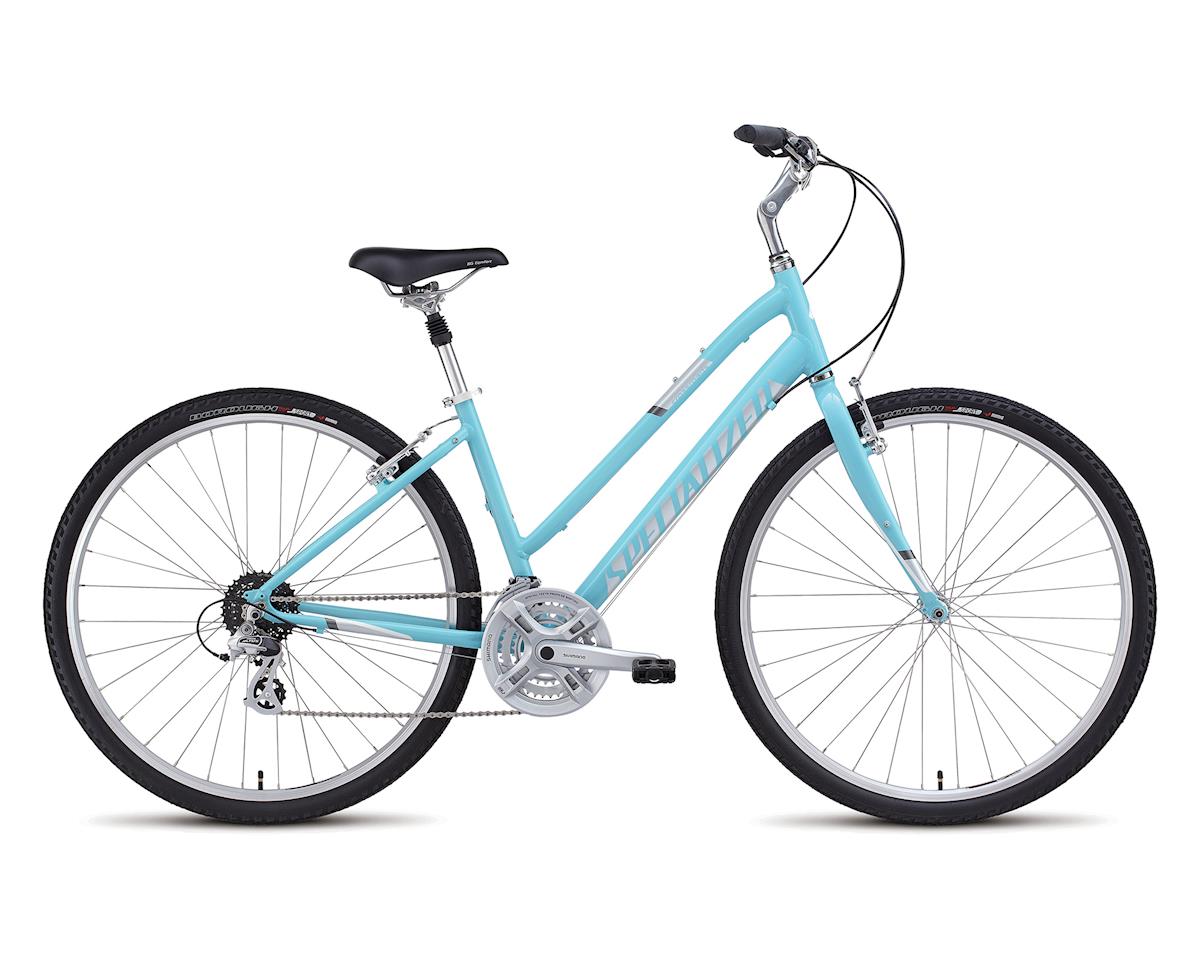 light blue bicycle