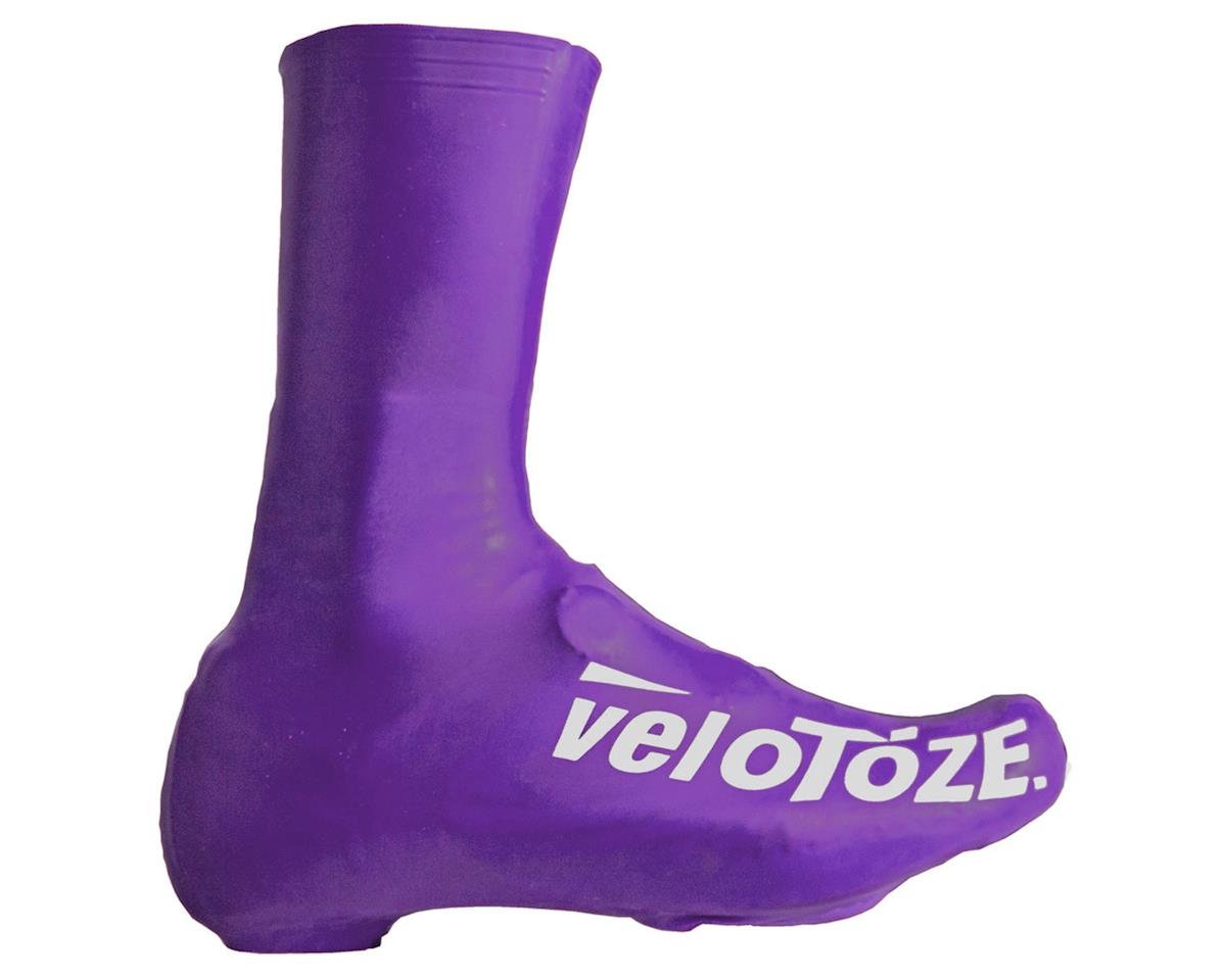 purple boot covers