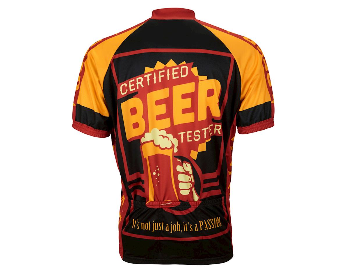 World Jerseys Beer Tester Short Sleeve Jersey Black Yellow 11