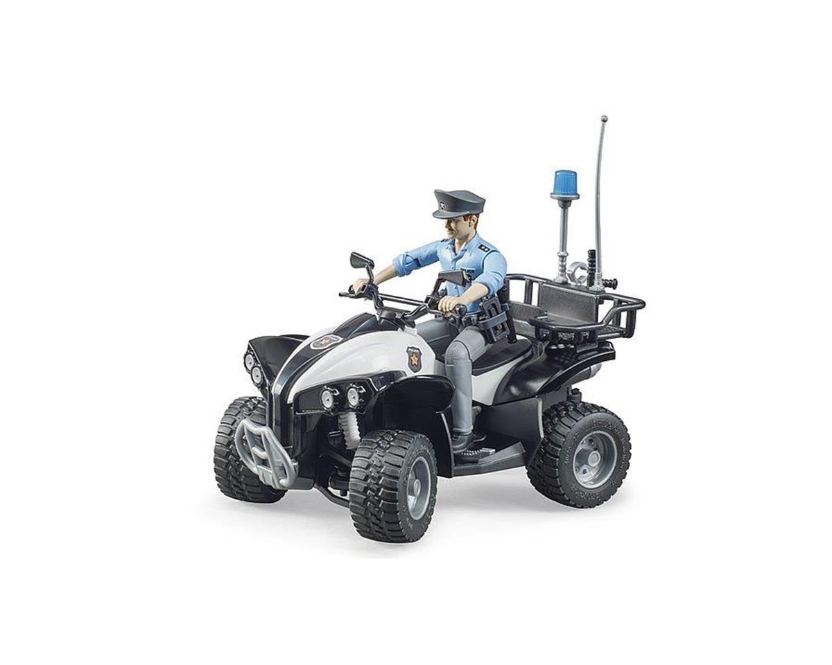 Bruder Toys POLICE QUAD W/POLICE AND ACCESS [BTA63011] - HobbyTown