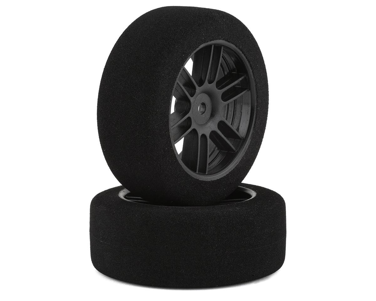 4x RC 1/10 Soft Rubber Touring Car Tire Tyre Wheel Rim 3mm Offset 11242+Tire 