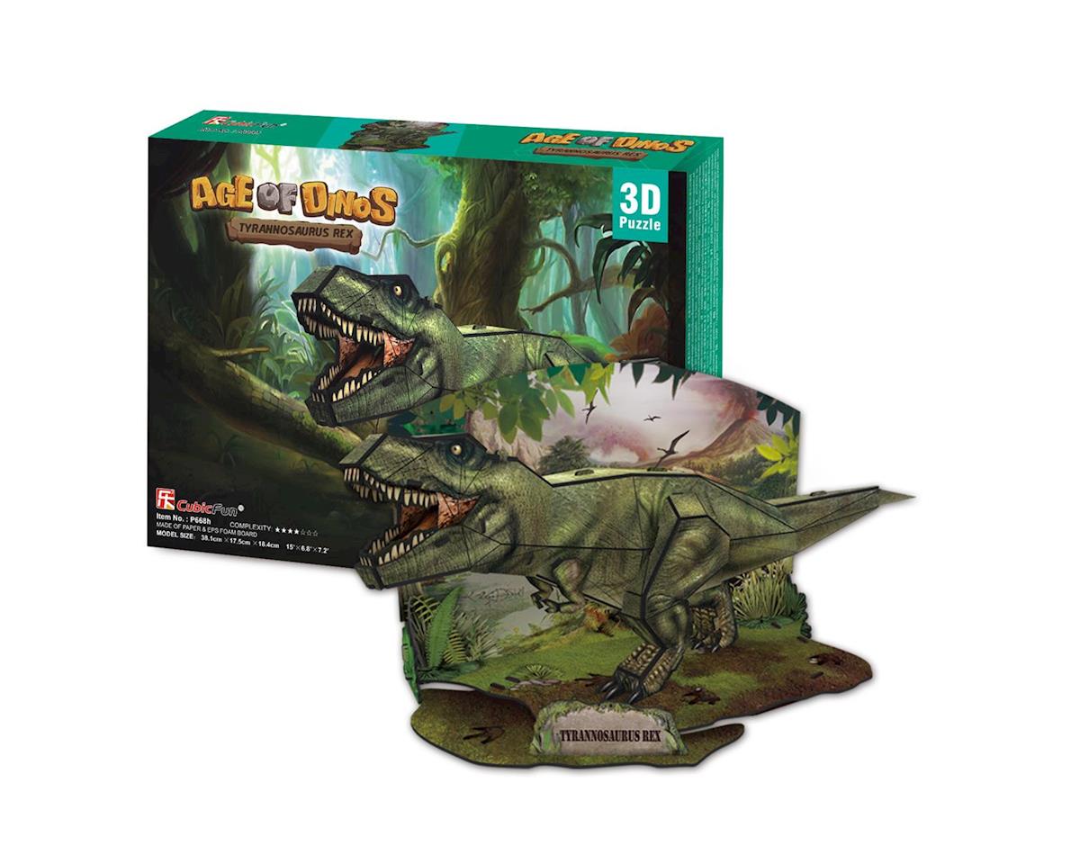 Cubic Fun 3D Jigsaw Puzzle Tyrannosaurus Rex(T-Rex) 3D Puzzle P668h 36 ...