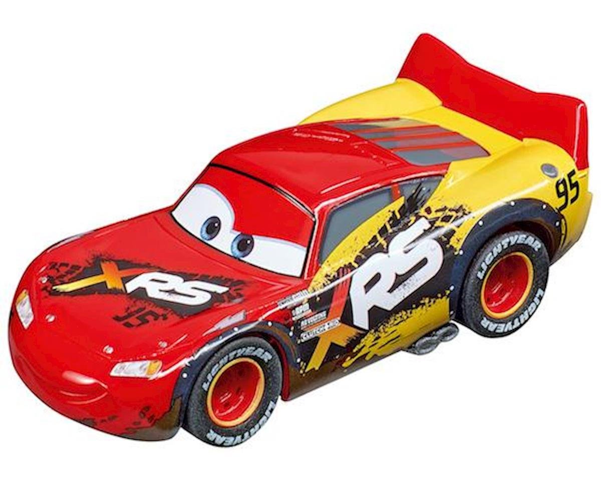 Voiture Disney Cars radiocommandée Flash Mcqueen Carbon 1/16