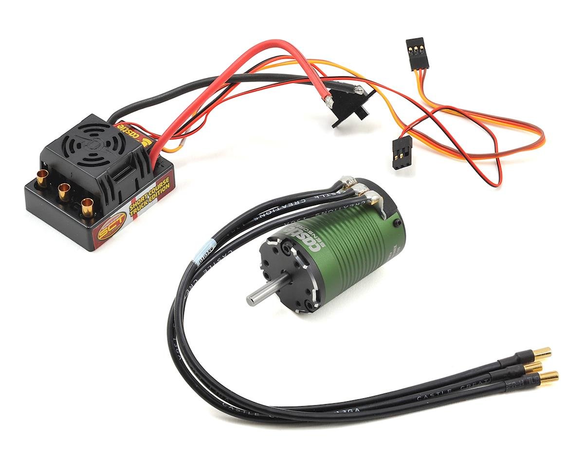 Castle Creations Sidewinder SCT WP ESC Combo w/Sensored 1410 Motor (3800kV)