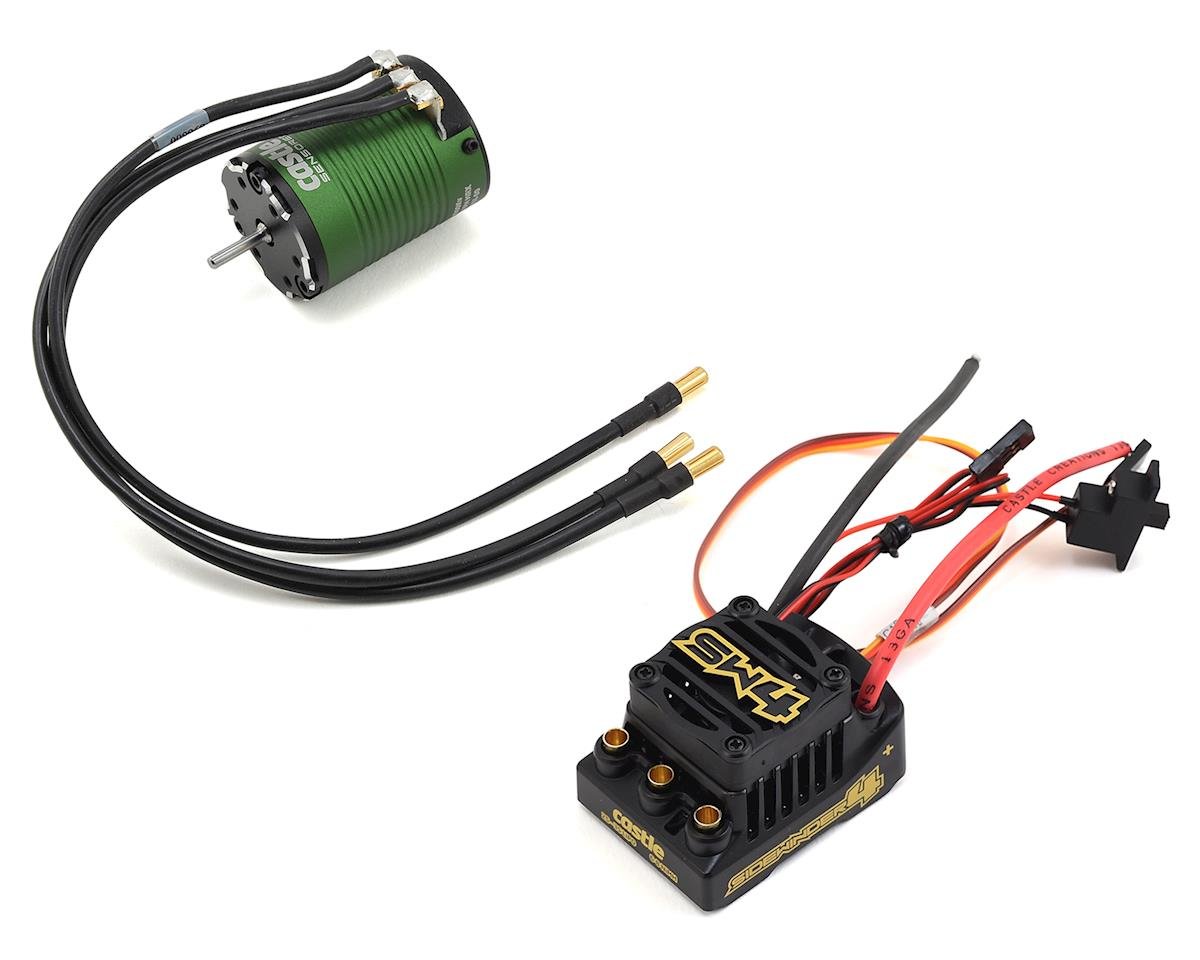 Castle Creations Sidewinder SV4 Waterproof 1/10 ESC/Motor Combo w/1406 (4600kV)