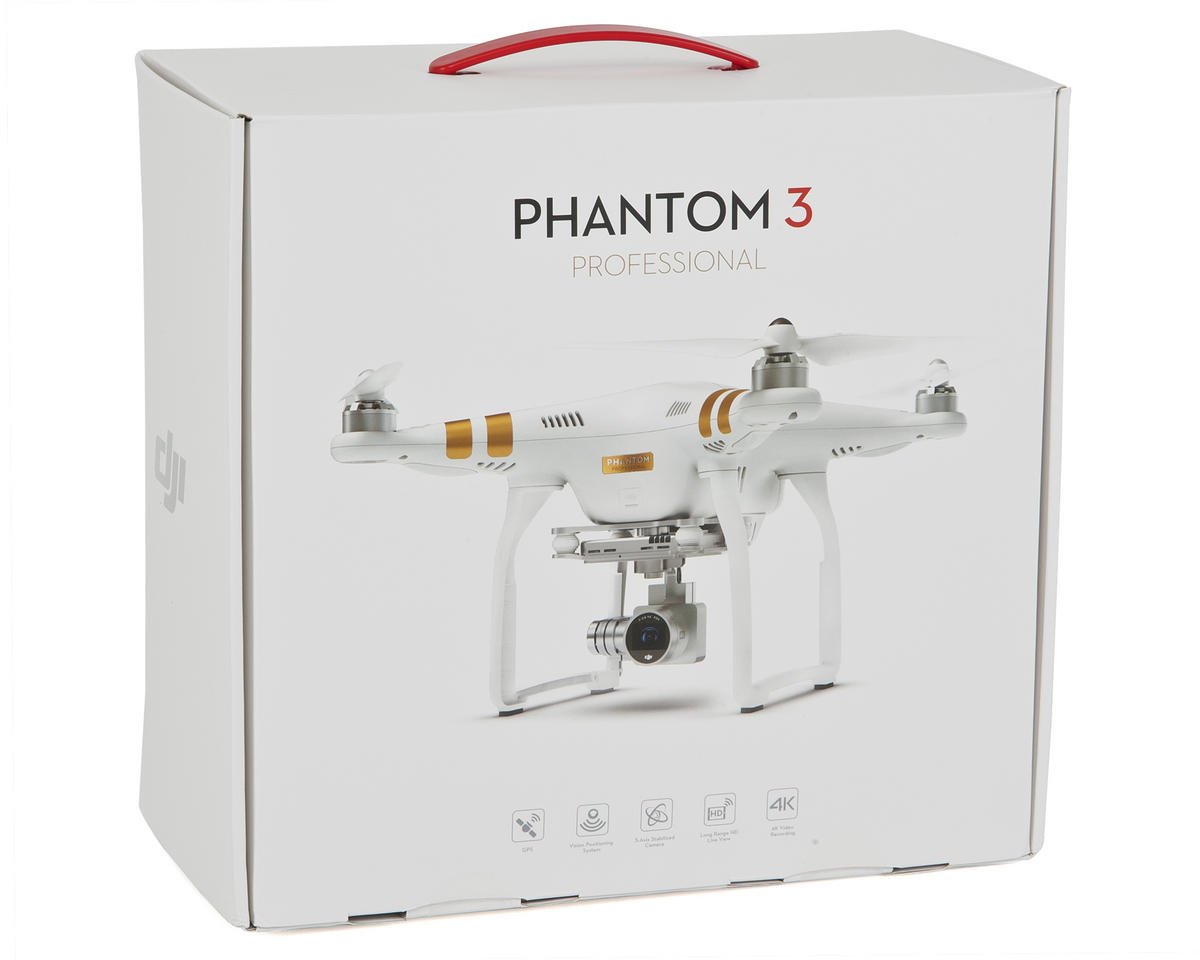 DJI Phantom 3 "Professional" Quadcopter Drone w/4K Camera & 3 Axis ...