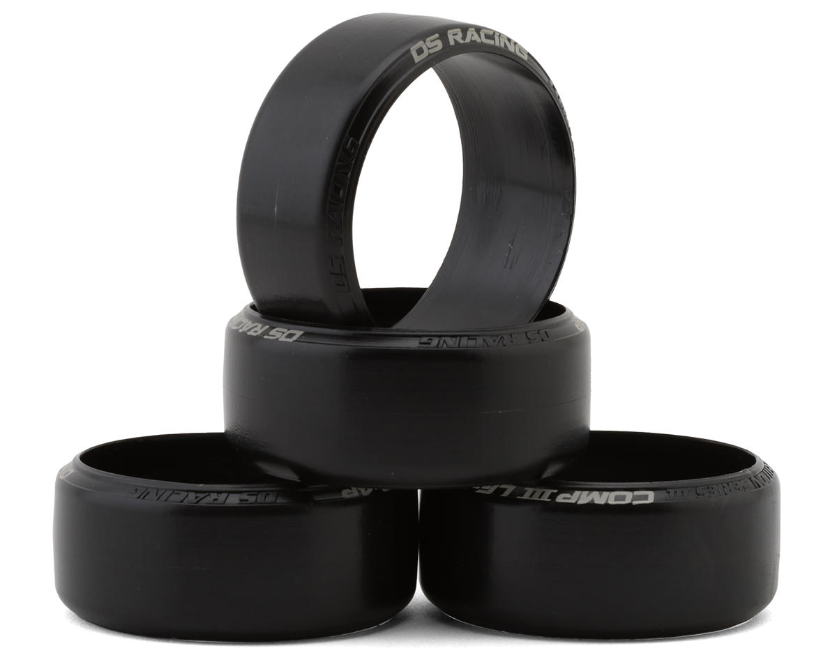 tire dsip DS Racing DSC-CS3-LF3 DS Racing Competition III Slick Drift Tires (4) (LF-3) CS3LF3 Plastic Color Properly disposing old tires: Free