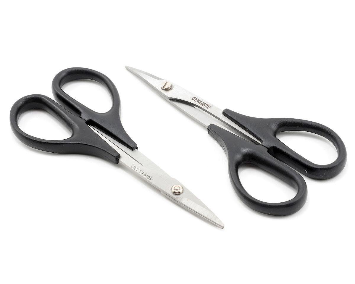 Curved 2pcs Straight Cutting SCISSORS For RC Hobby Bodies 5" Scissor 