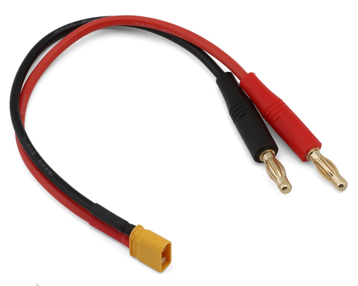 MCバッテリー XT30 EcoPower Heavy Duty XT30 Ultra Plug Charge Lead (Male XT30 to 4mm