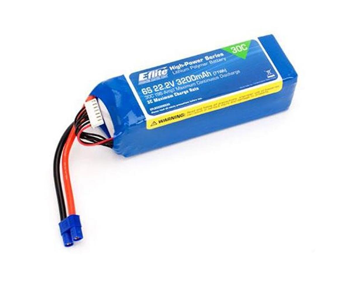 E-Flite 3200mah 3s 11.1v 20c Lipo Battery 64 Amp for sale online