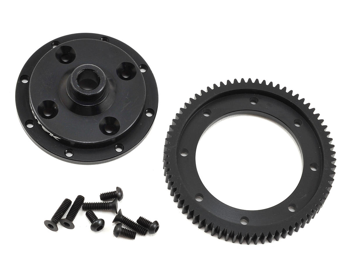 Exotek Racing 1497 Machined 72 Spur Gear And Mounting Plate Hpi D413