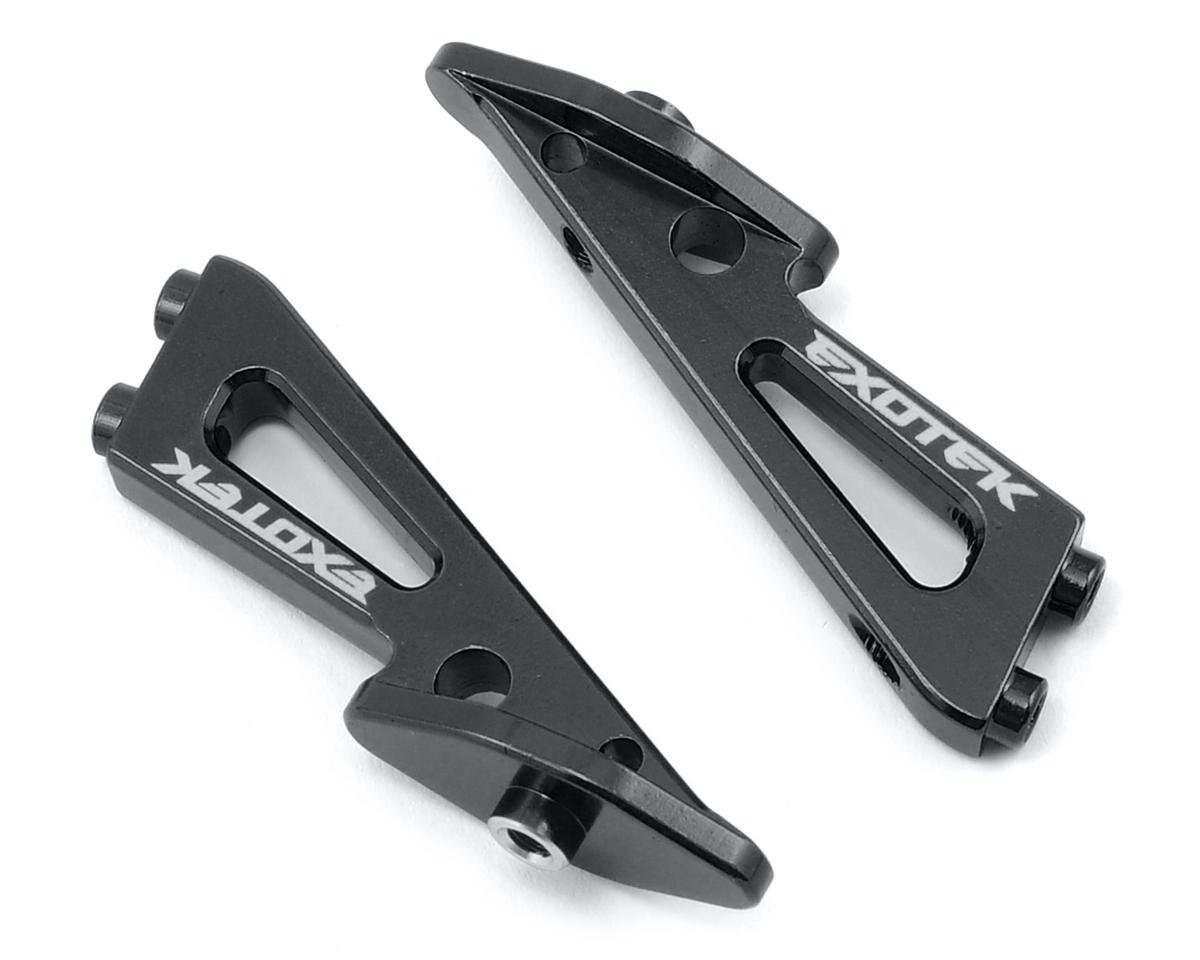 Exotek B6 Aluminum Wing Mounts (black) [exo1690blk] 