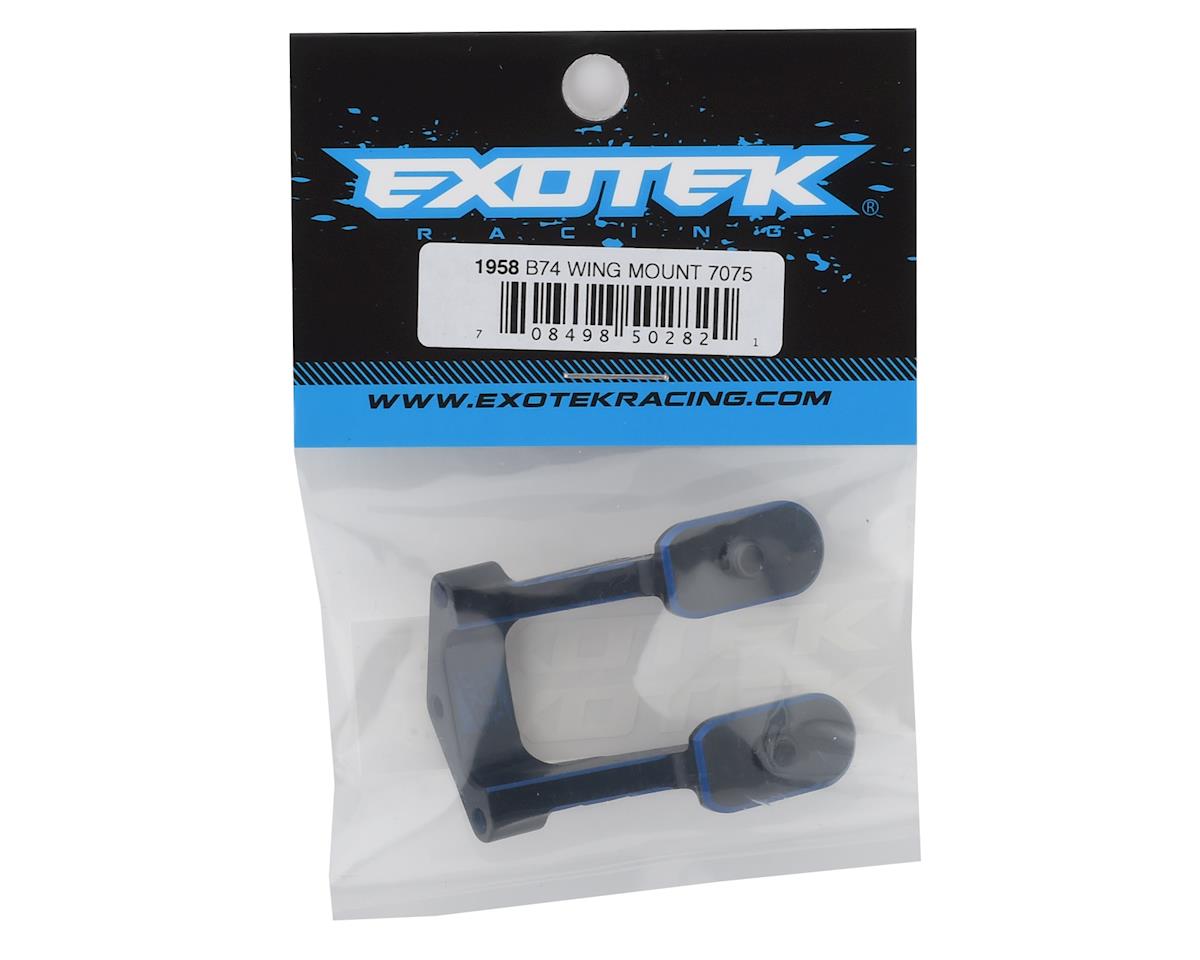 Exotek B Hd Aluminum Wing Mount Black Blue Exo Hobbytown