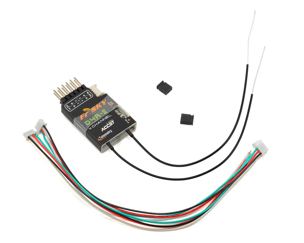 FrSky D4R-II 2-Way Telemetry 4 Channel Receiver w/ Data Port CPPM RSSI 