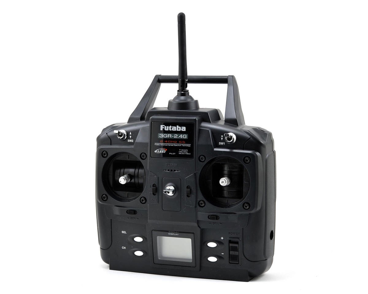 futaba 2 channel rc transmitter and receiver