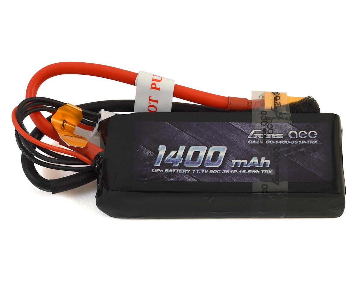 Gens Ace 3S Soft 50C LiPo Battery Pack w/XT60 Connector (11.1V/1400mAh) GEA14003S50X6
