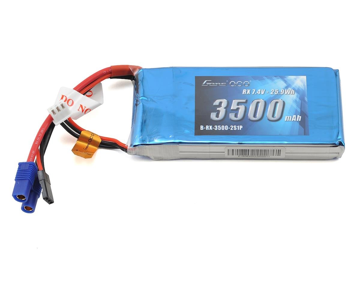 Gens Ace 2S LiPo Receiver Battery Pack (7.4V/3500mAh) GEA35002SRXE3