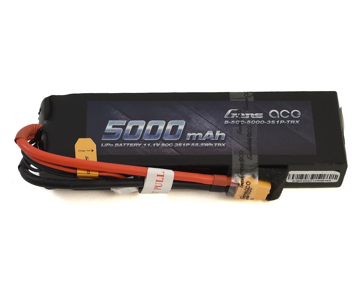 Gens Ace 3S Soft 50C LiPo Battery Pack w/XT60 Connector (11.1V/5000mAh) GEA50003S50X6
