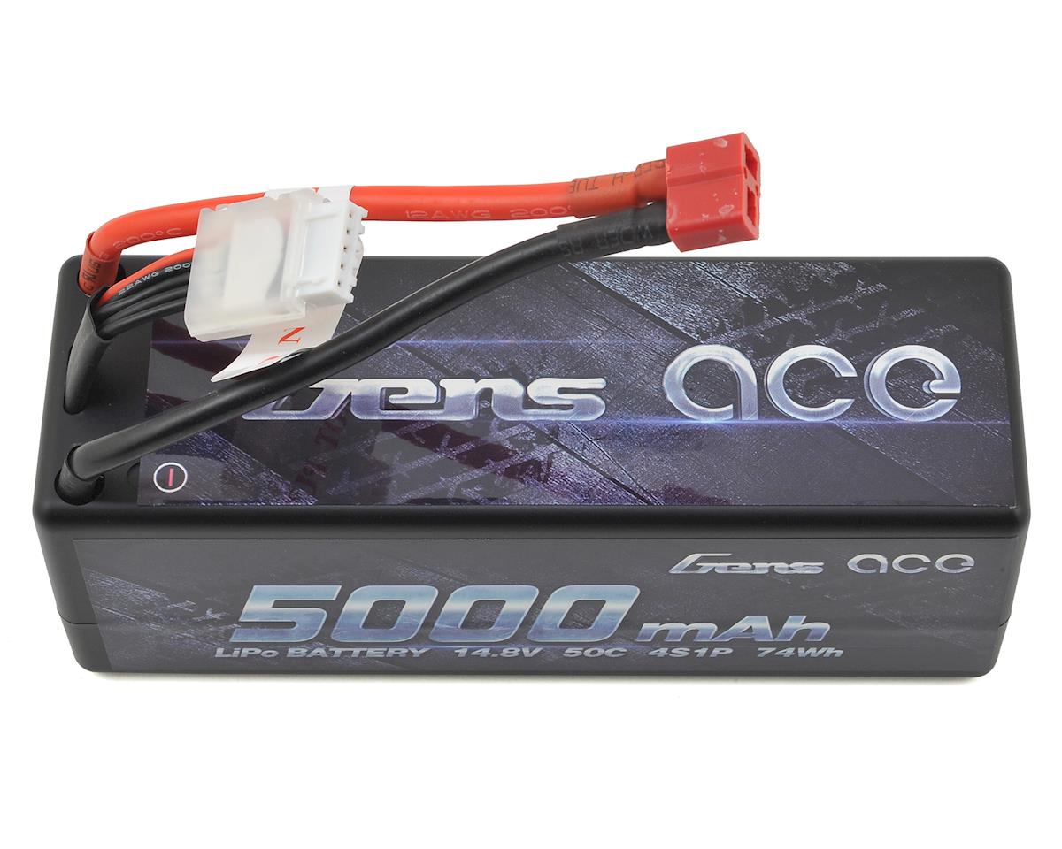 Gens Ace 4s LiPo Battery Pack 50C w/Deans Connector (14.8V/5000mAh) GEA50004S50D