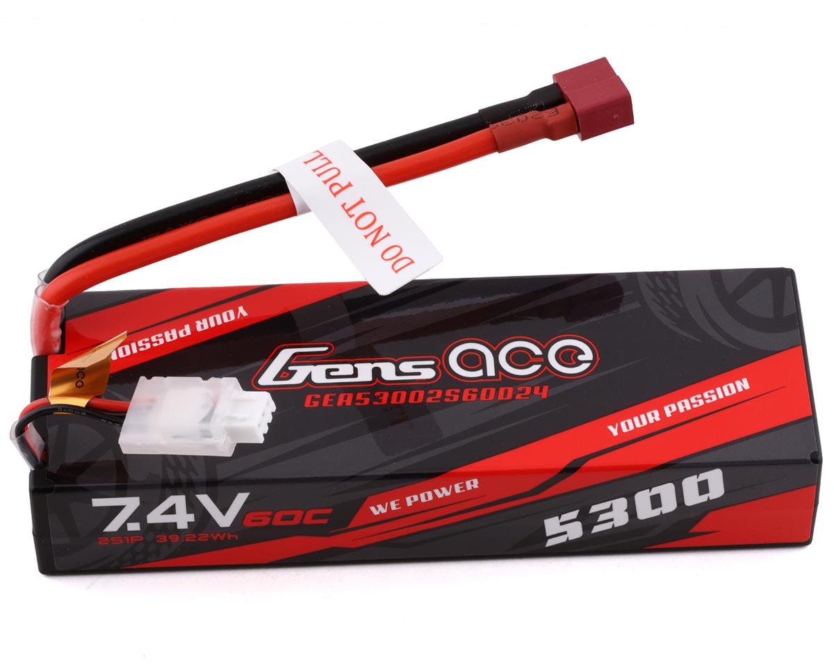 Gens Ace 400mAh 2S 7.4V 35C Adventure Series Lipo Battery Pack with JST  Plug for RC Crawler
