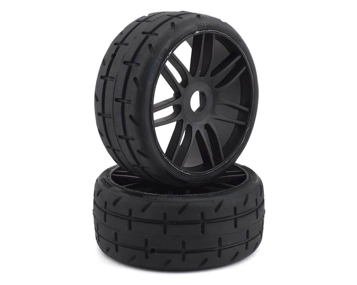GRP GT - TO1 Revo Belted Pre-Mounted 1 8 Buggy Tires (Black) (2) (S5) GRPGTX01-S5