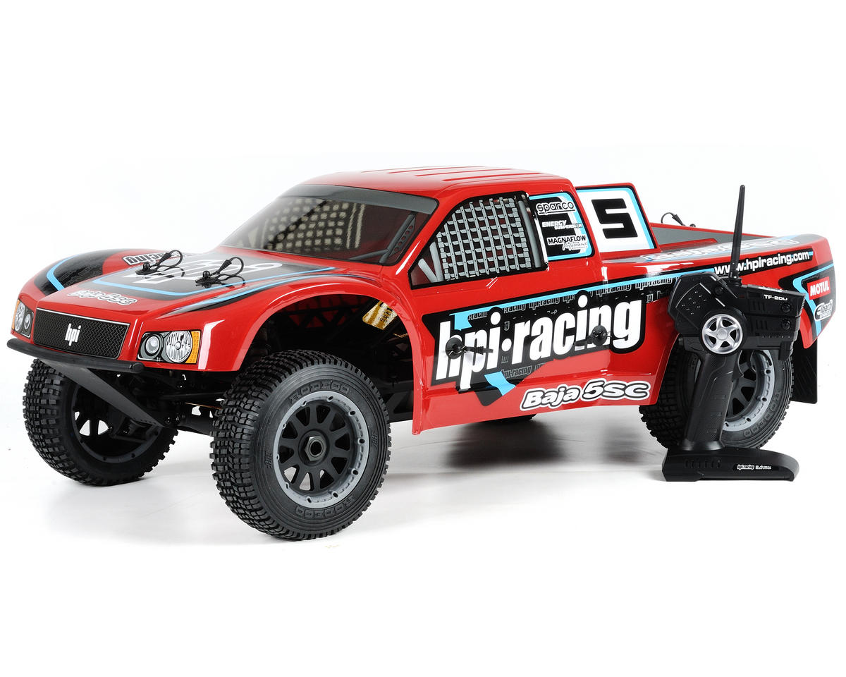 HPI Baja 5SC 1/5 Short Course Truck RTR w/2.4 Radio (26cc Gasoline ...