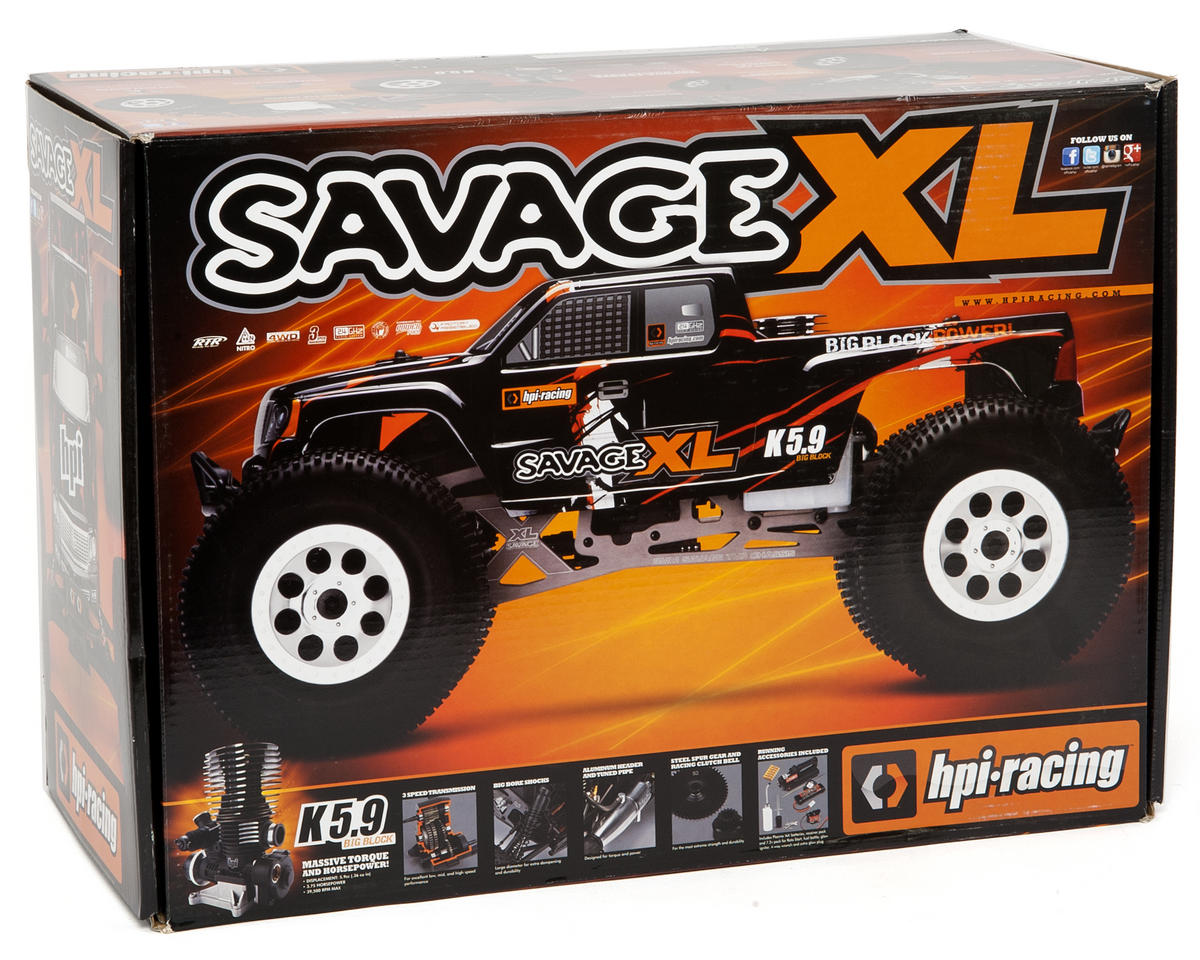 HPI Savage XL 5.9 Big Block 1/8 Scale RTR Monster Truck [HPI112601 ...