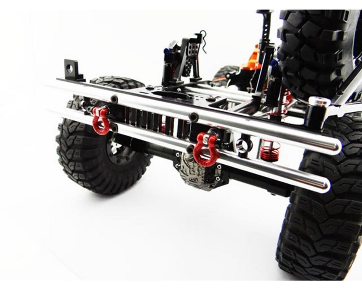 Hot Racing Axial SCX10 II Tubular Rear Bumper w/ Winch & Light Mount ...