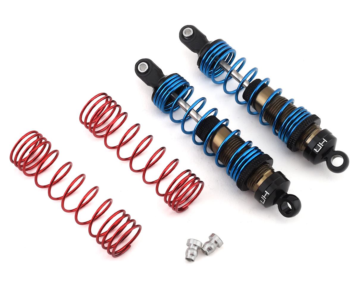 Hot Racing 90mm Aluminum Threaded Shocks fit the front of most 1/10 scale 2...