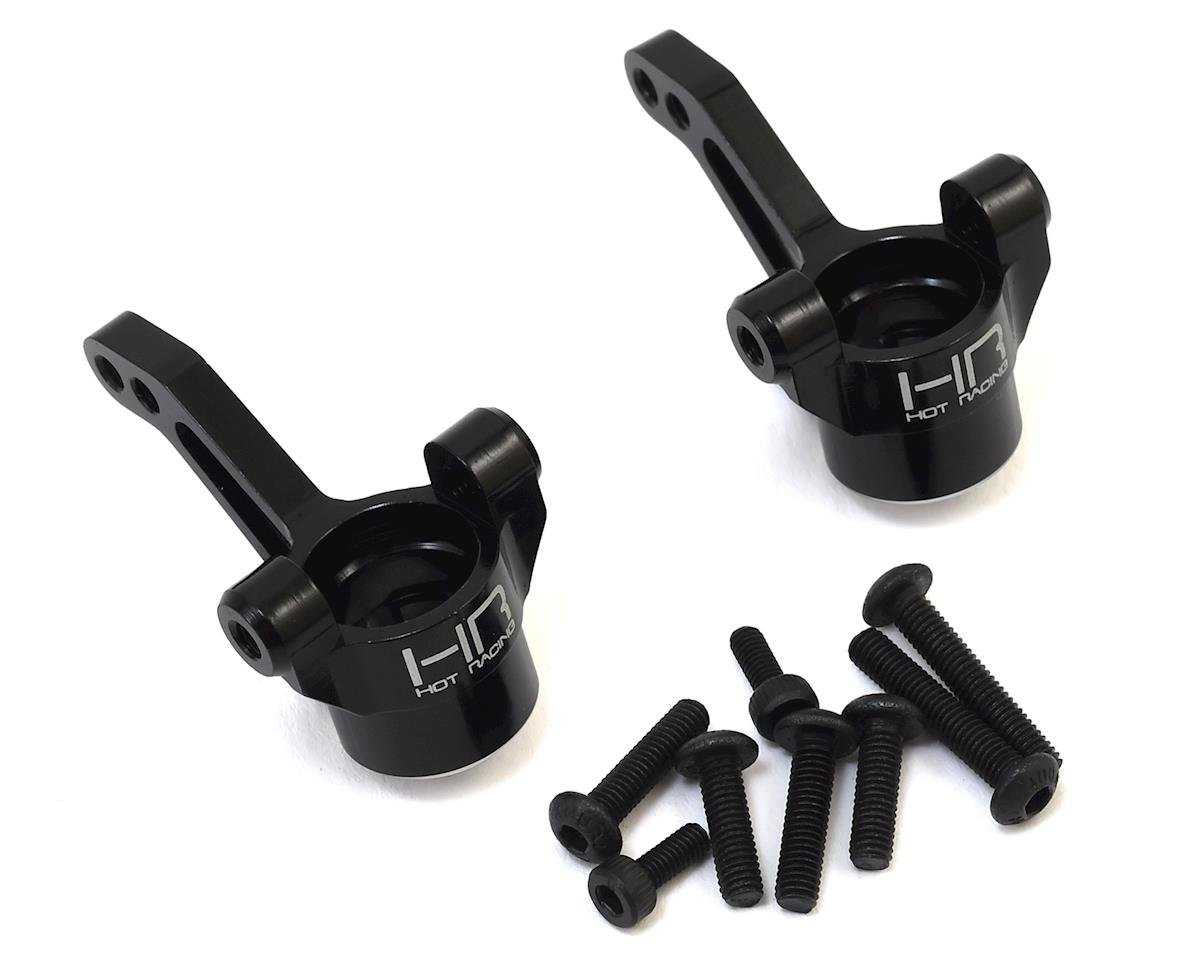 Hot Racing Aluminum 4-Tec 2.0 Steering Block (Black) (2) HRATRF2101