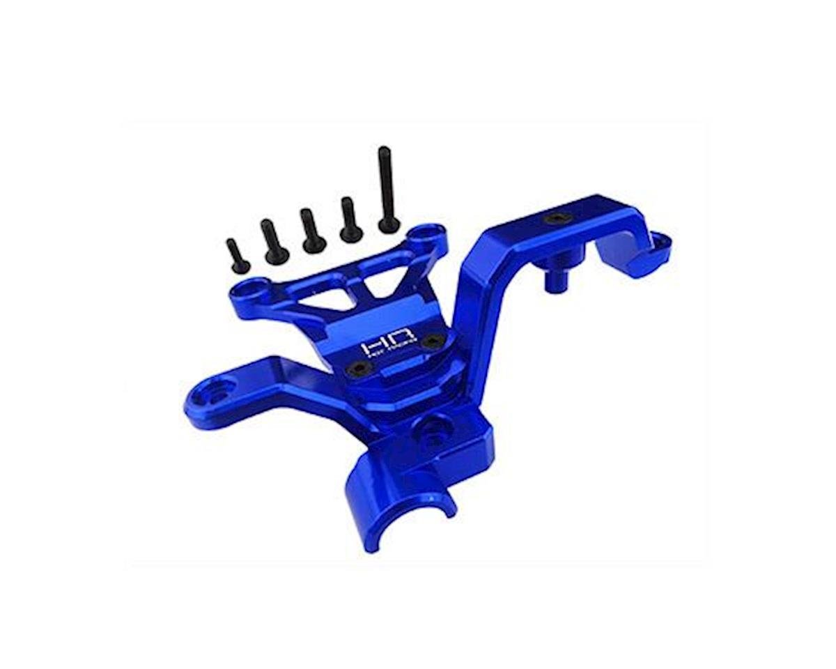 Hot Racing Traxxas X-Maxx Aluminum Front Upper Chassis Steering Brace (Blue) HRAXMX12M06