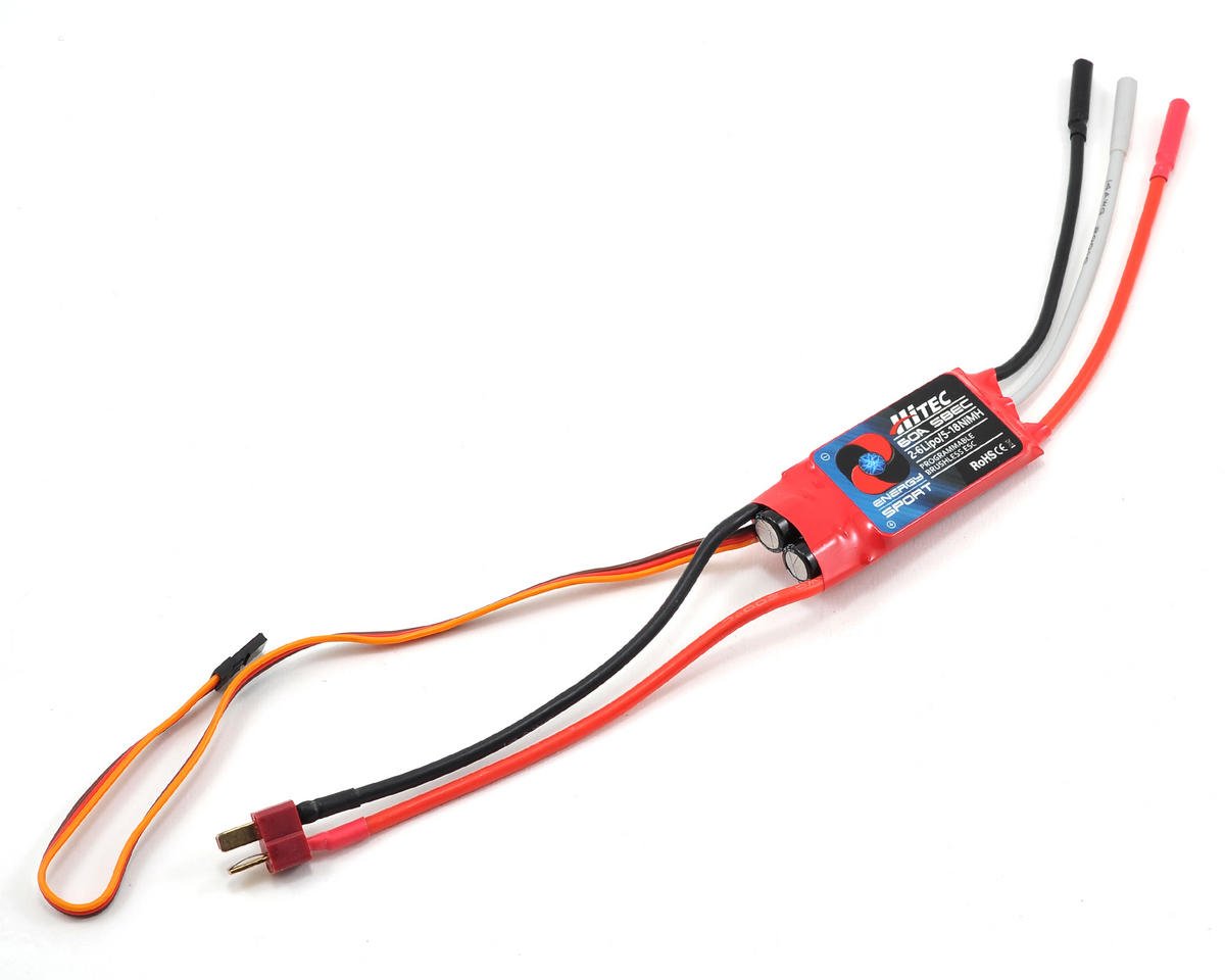 Hitec 60 Amp Energy Sport Brushless ESC [HRC59049] | Helicopters ...