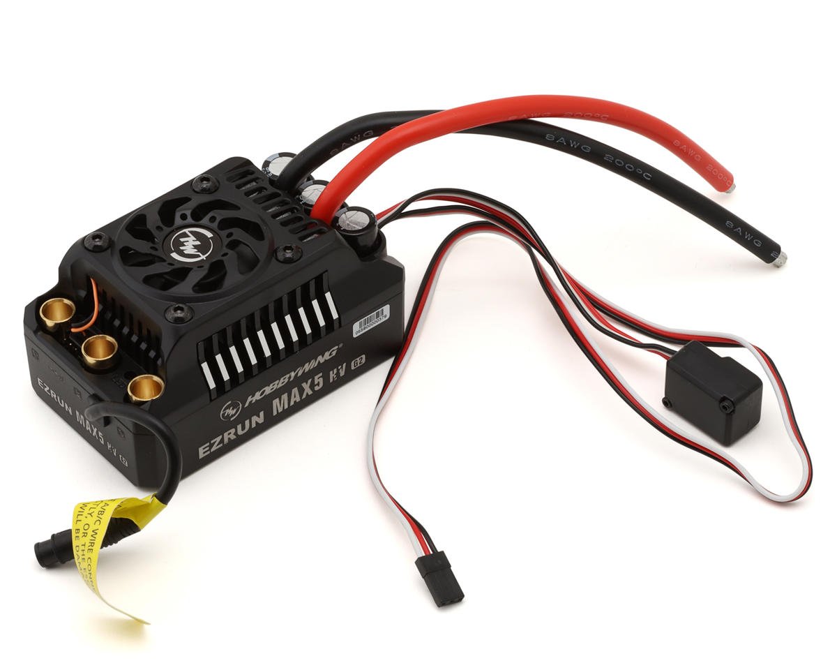 Hobbywing EZRun MAX5 G2 1/5 Scale Waterproof Brushless ESC (250A, 6-12S)  [HWA30104200] - HobbyTown