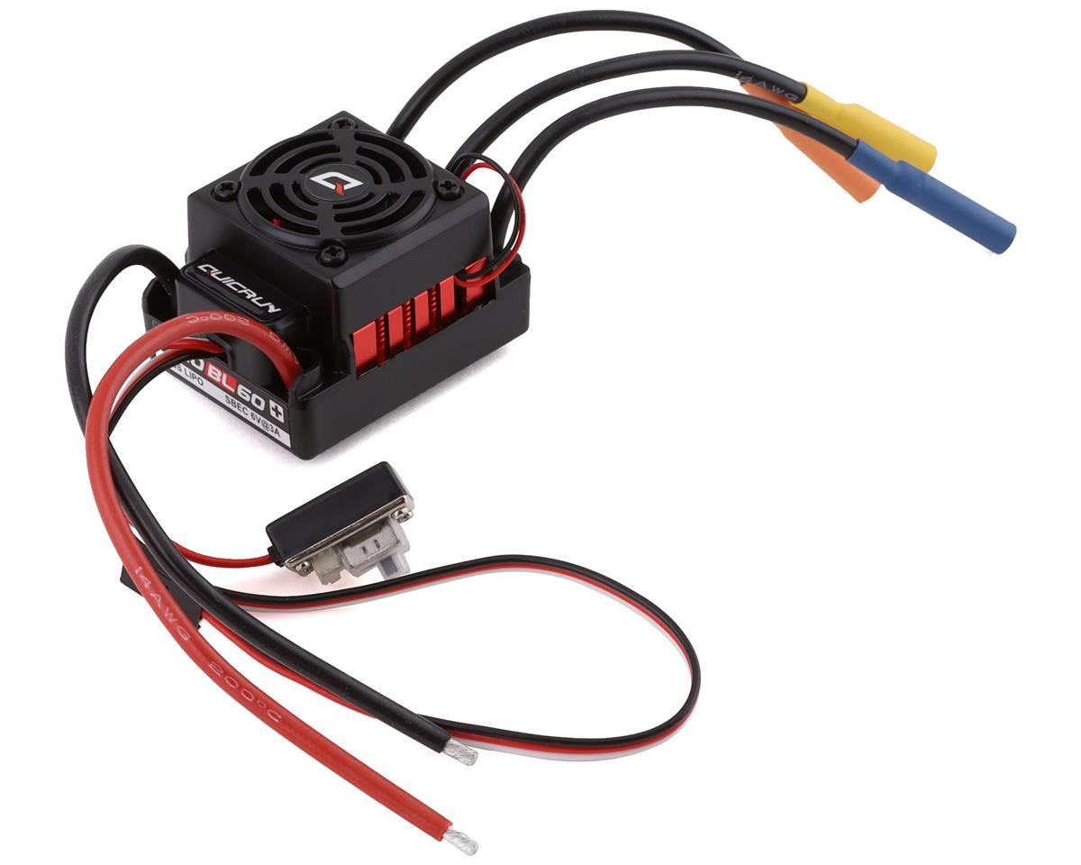 Hobbywing QUICRUN-WP-10BL60 60A Brushless ESC Waterproof For 1/10 RC Car Buggy