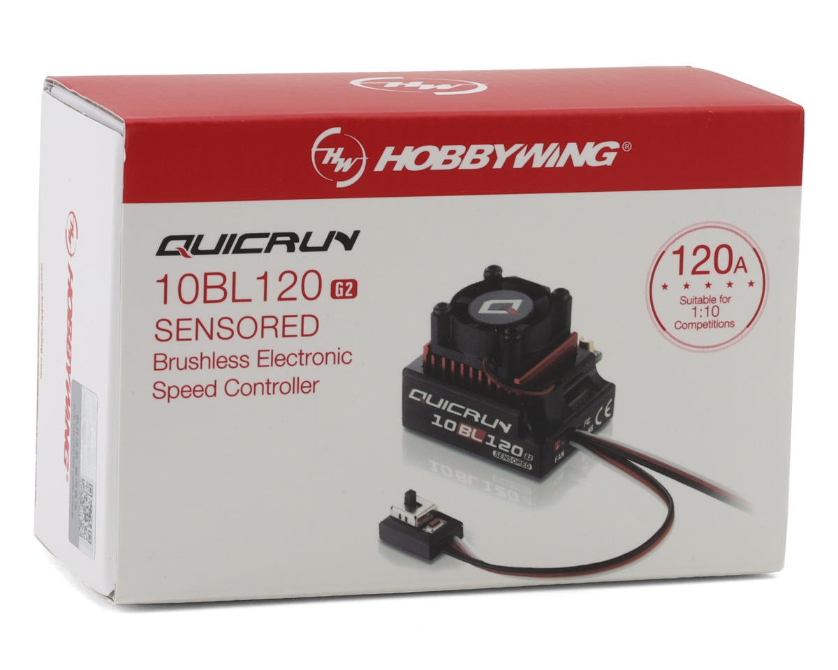 Hobbywing QuicRun 10BL120 G2 120A 1/10 Sensored Brushless ESC ...