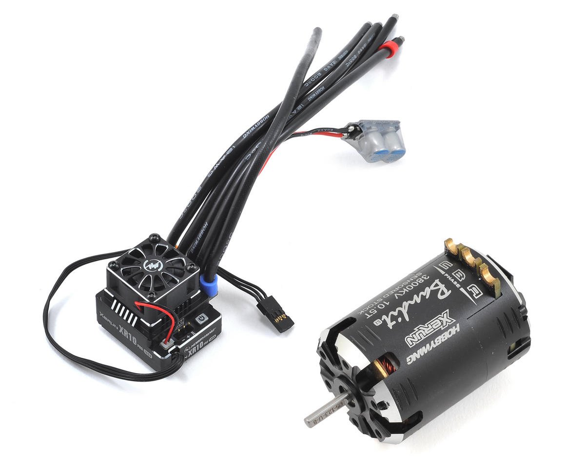 Hobbywing XR10 Pro Sensored Brushless ESC/Bandit Motor Combo (10.5T)