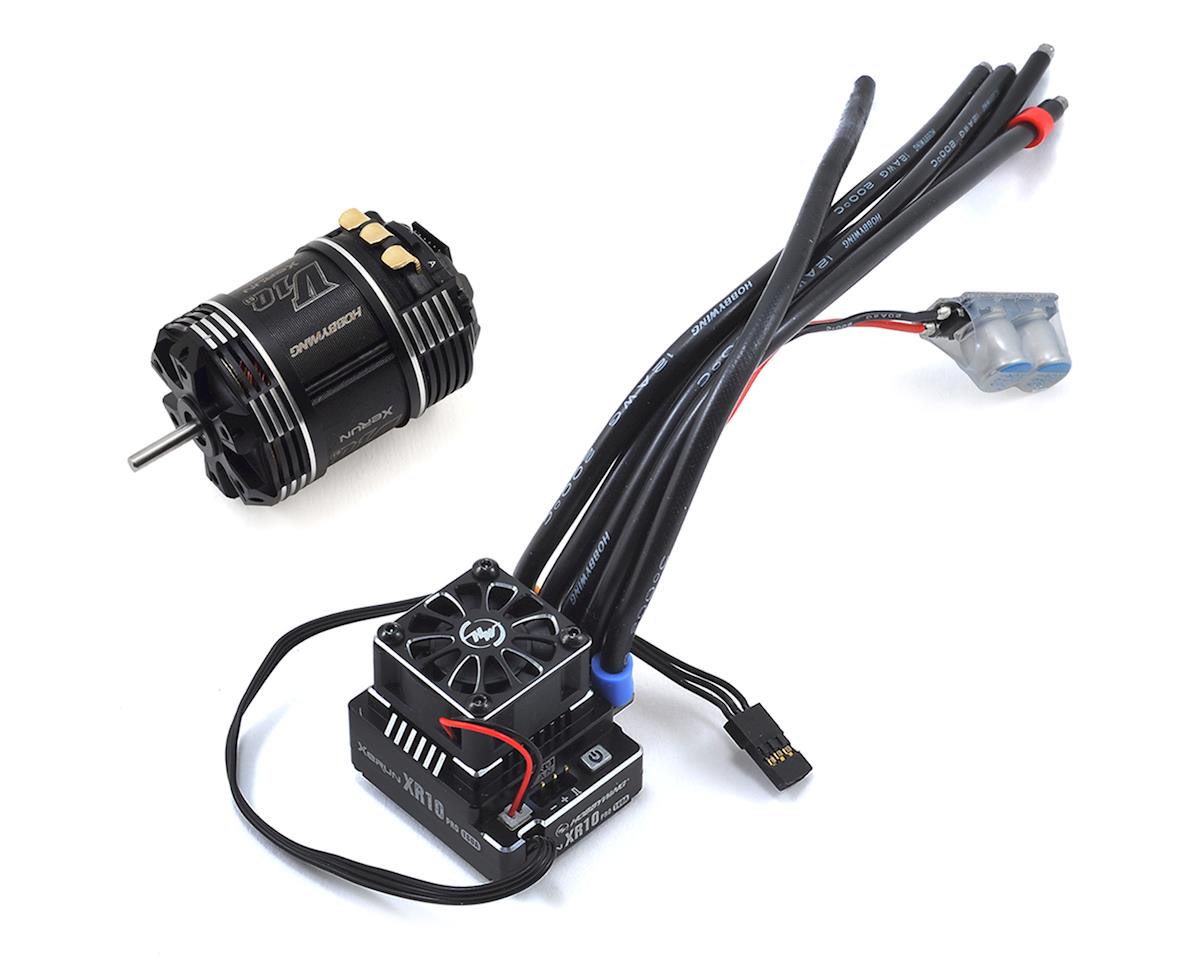 Hobbywing XR10 Pro Sensored Brushless ESC/V10 G3 Motor Combo (5.5T)