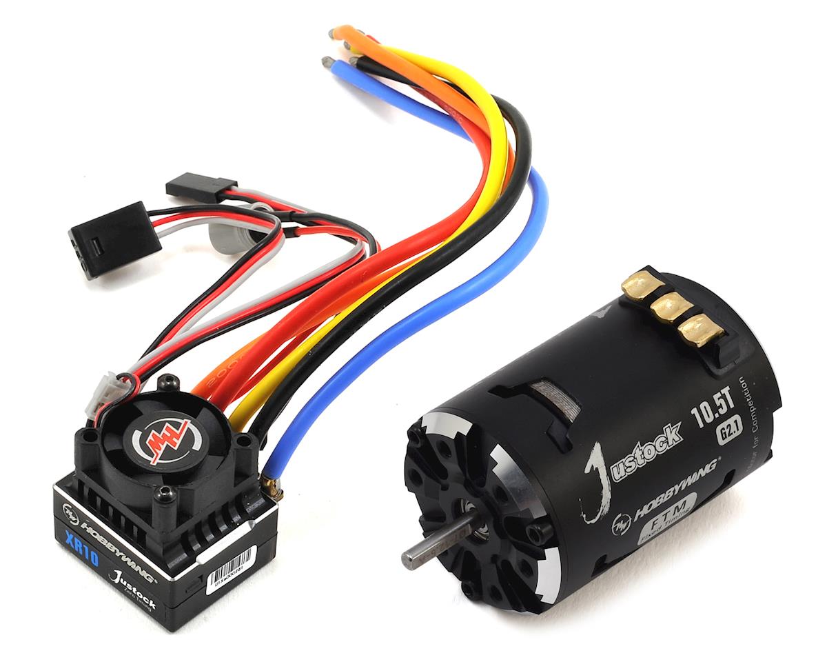 Hobbywing XR10 Justock Sensored Brushless ESC/SD G2.1 Motor Combo (10.5T)