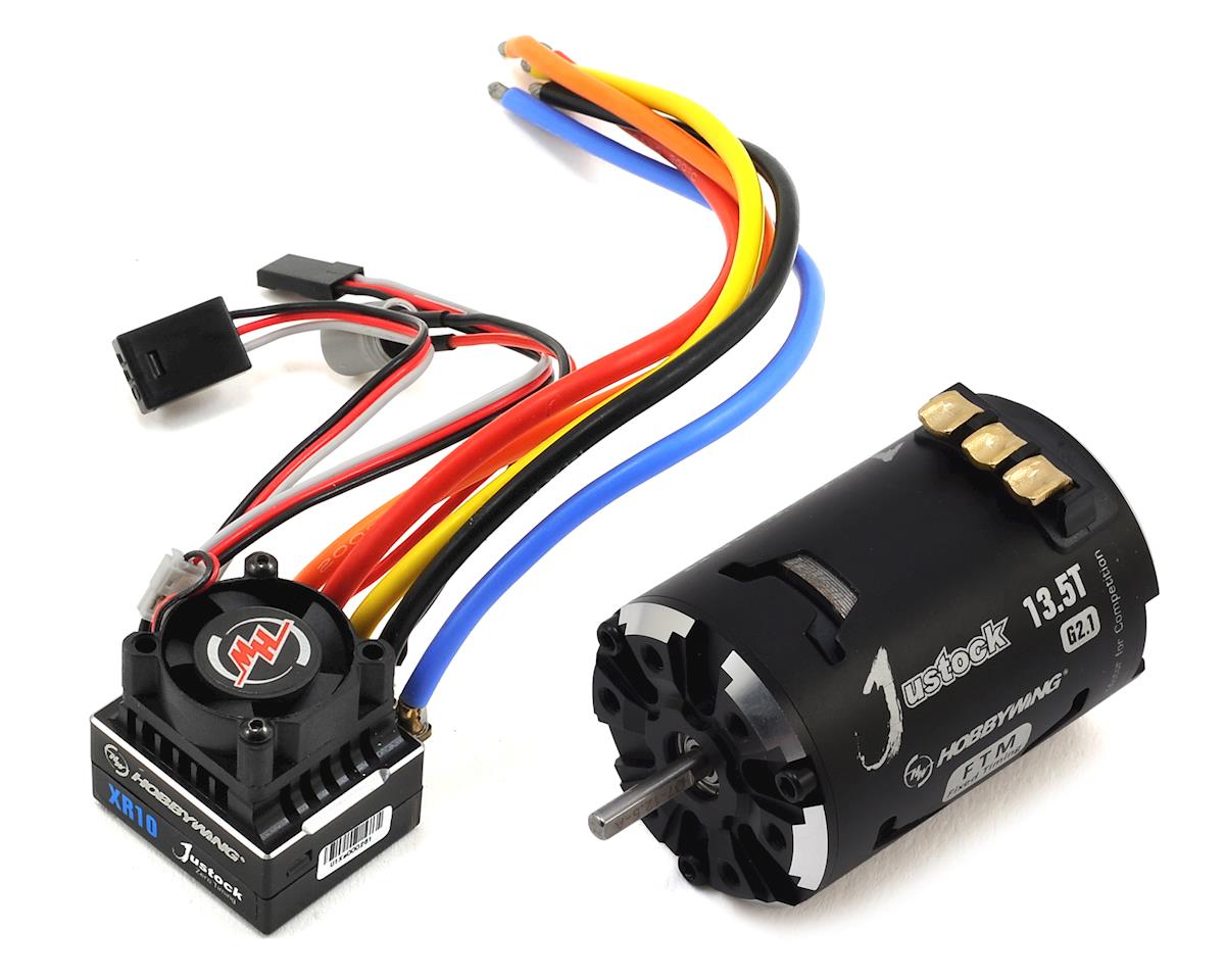 Hobbywing XR10 Justock Sensored Brushless ESC/SD G2.1 Motor Combo (13.5T)