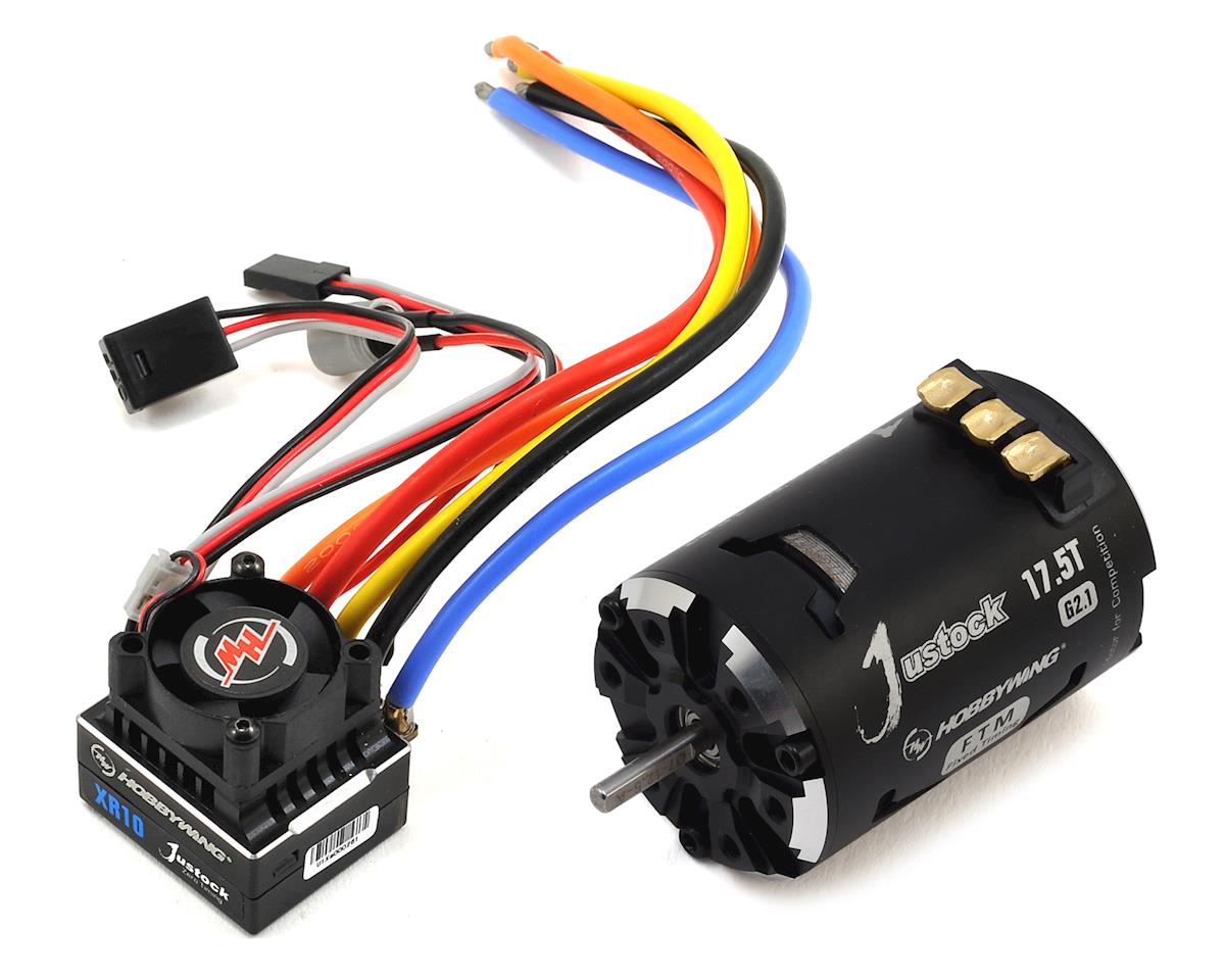 Hobbywing XR10 Justock Sensored Brushless ESC/SD G2.1 Motor Combo (17.5T)