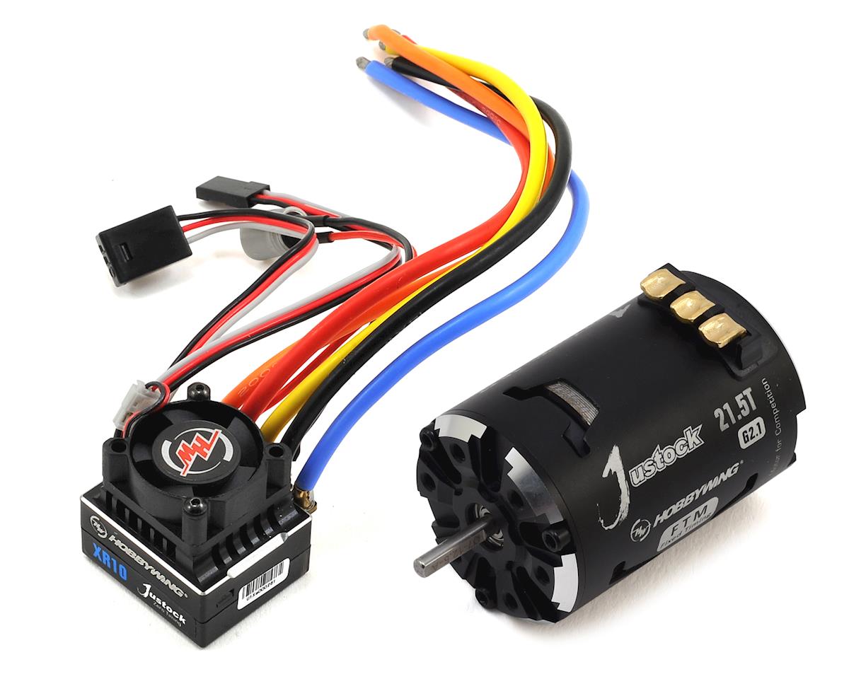 Hobbywing XR10 Justock Sensored Brushless ESC/SD G2.1 Motor Combo (21.5T)