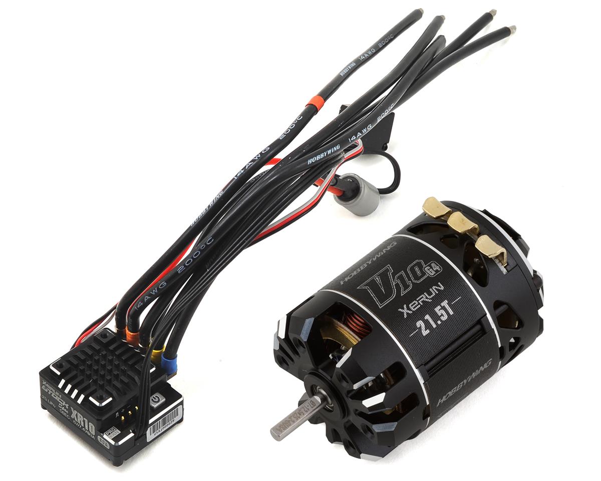 Hobbywing XR10 Stock Sensored Brushless ESC/V10 G4 Motor Combo