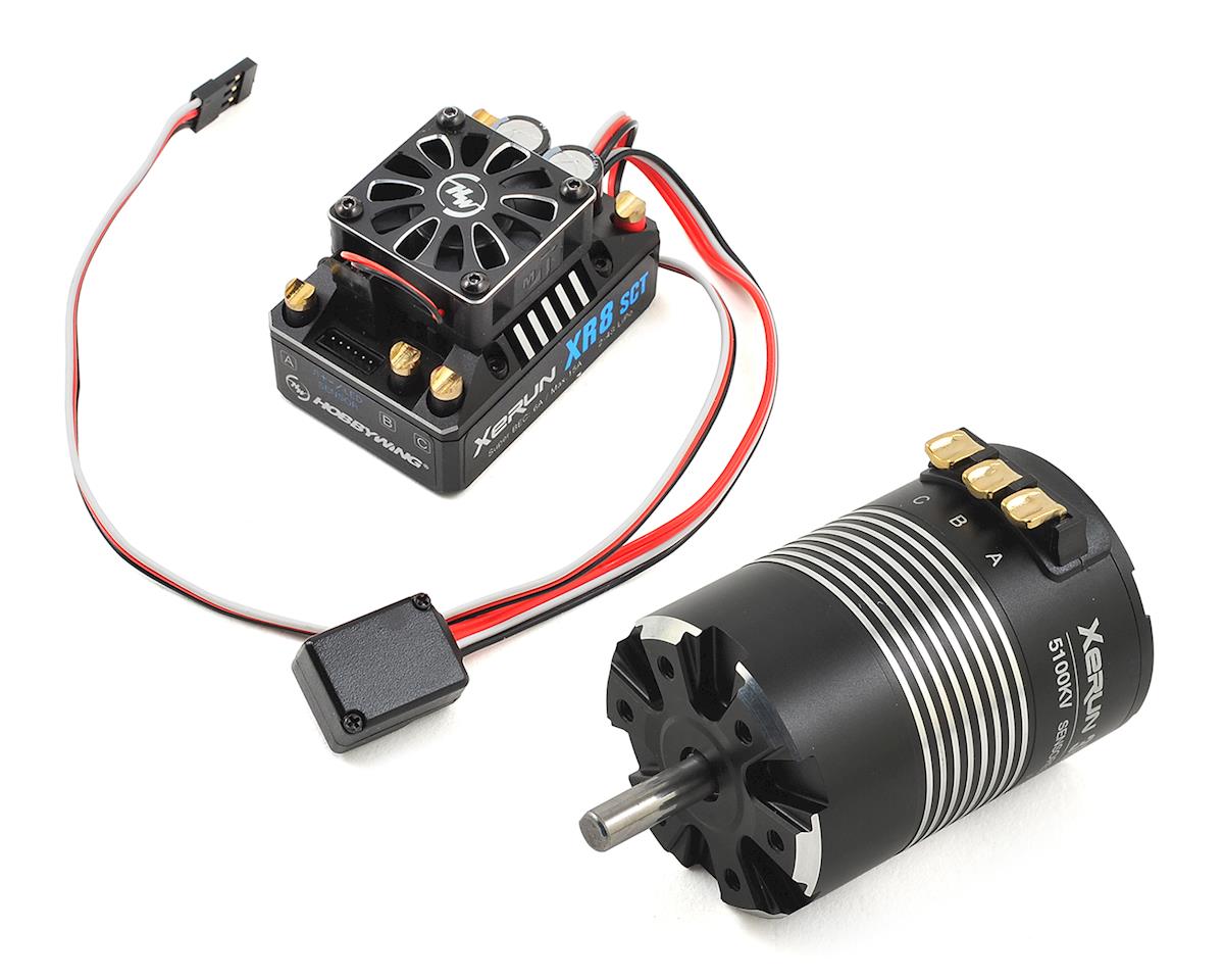 Hobbywing Xerun XR8 SCT Brushless ESC/3652SD G2 Motor Combo (5100kV)