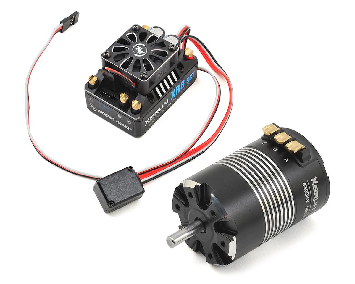 Hobbywing Xerun XR8 SCT Brushless ESC/3652SD G2 Motor Combo (4300kV)